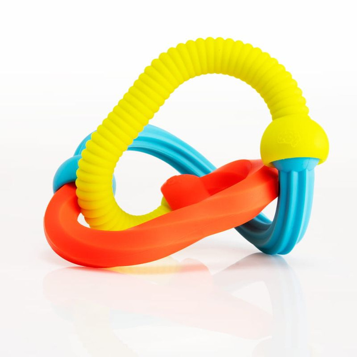 Plip Bobo Kółeczka zabawka sensoryczna dla niemowlaka Gryzak silikonowy Fat Brain Toys FA489-1