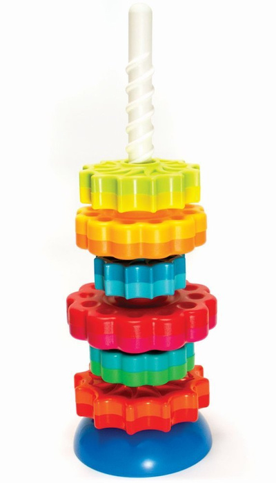 Zakręcona wieża sensoryczna MiniSpinny Fa110-1 Fat Brain Toys, zabawki sensoryczne