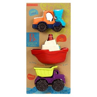 Zestaw kolorowych autek do zabawy, BX1528-B.Toys, zabawki do piasku