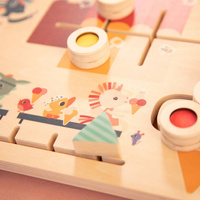 Drewniana tablica labirynt sensoryczny Lodziarnia 83378 Lilliputiens