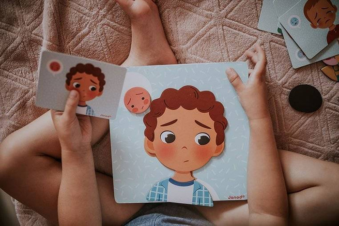 Magnetyczna układanka Emocje, Janod J08038