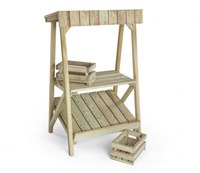 Outdoor drewniany stragan ze skrzynkami Market Stall 10044 Erzi zabawki ogrodowe