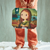 Puzzle w walizce Obraz inspirowany twórczością da Vinci 100 elementów Janod J02579 