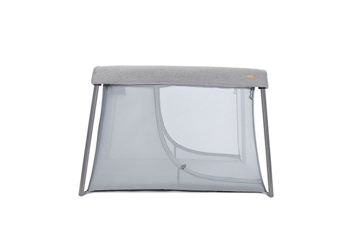 Łóżeczko turystyczne dwupoziomowe z funkcją kojca 3w1 Eazy sleep Heather grey Pebble Beaba 946004