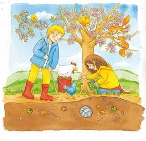 Puzzle drewniane dla dzieci Budujemy dom Goki 57322 