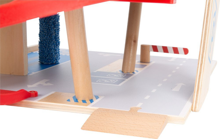 Parking dla dzieci garaż premium z myjnią, windą, stacją samochodów elektrycznych, stacją benzynową 11676- Small Foot, zabawki dla chłopców i dziewczynek