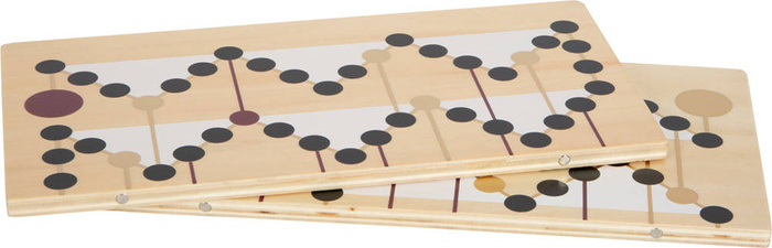 Drewniane gry planszowe Węże i drabiny Ludo Gold Edition 12218-Small Foot