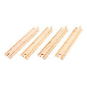 Tory do kolejki - 4 długie tory proste, BJT100-Bigjigs Rail