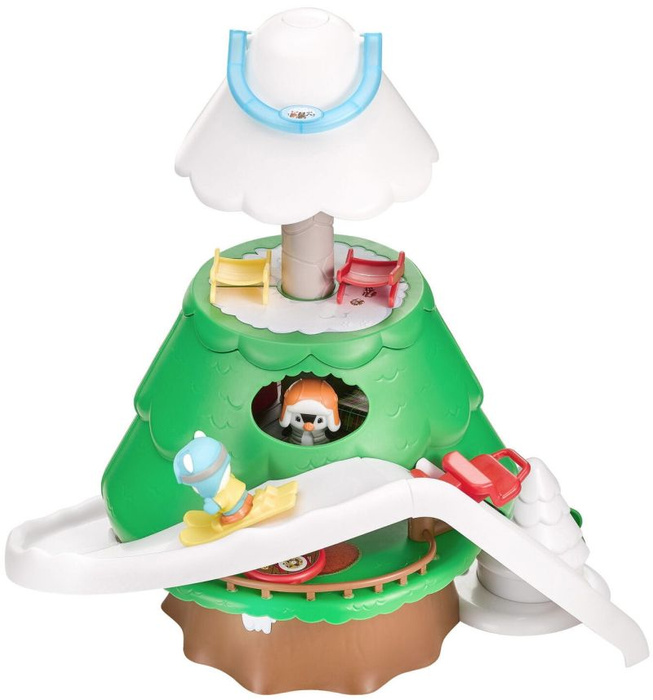 Domek alpejski zimowe drzewo Klorofil 700214 świąteczny klimat