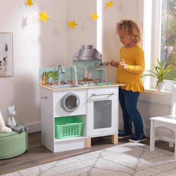 Kuchnia dla dzieci z pralnią Whisk & Wash KK10230-KidKraft, zabawki drewniane