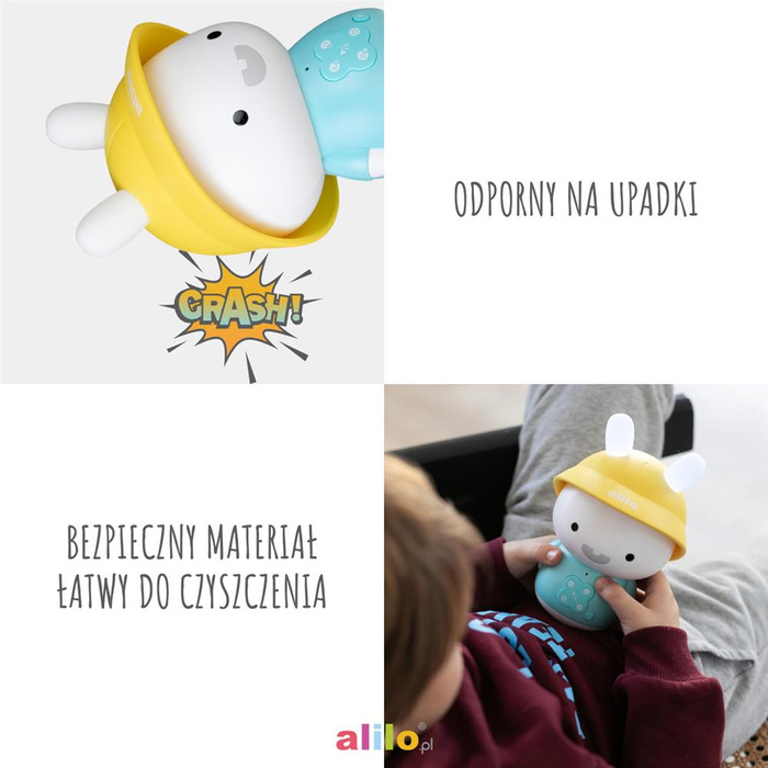 Alilo Króliczek Baby Bunny G9S+ - niebieski PLUS