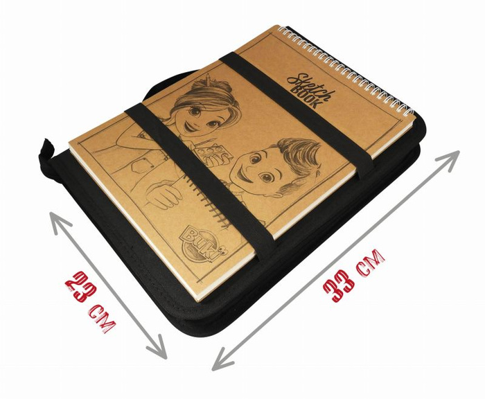 Teczka małego artysty ze szkicownikiem Buki 5436