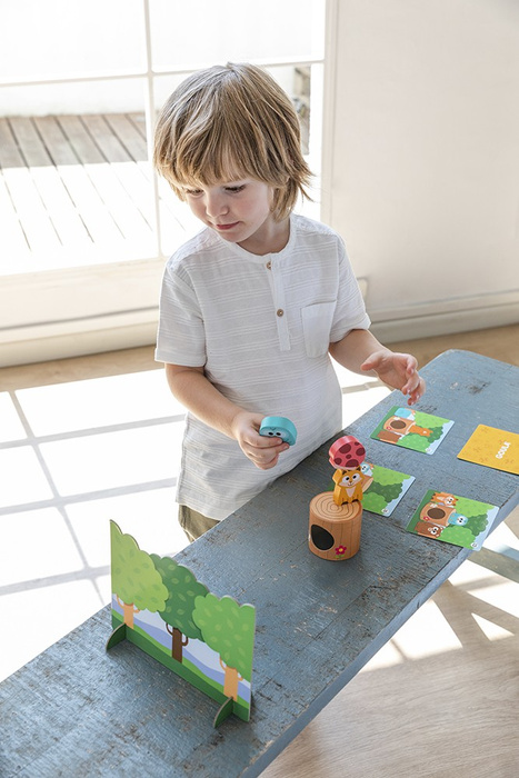 Drewniana gra memory dla dzieci Memo Przyjaciele Goula 53171