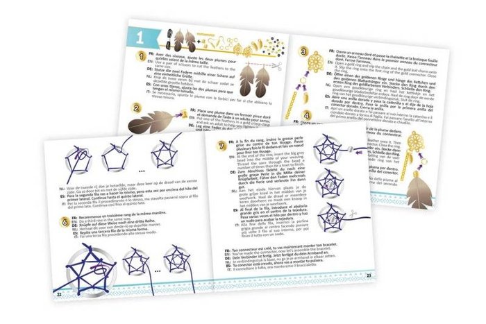 Zrób to sam - BIŻUTERIA Z ŁAPACZY SNÓW BE114-Buki, zestawy kreatywne dla dzieci