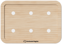 Drewniana baza modułowej tablicy sensorycznej 6w1 Play Tab Fat Brain Toy FA488-2
