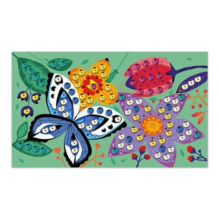 Zestaw kreatywny Urokliwe cekiny Cudowny ogród +5 J07946-Janod, zestaw artystyczny