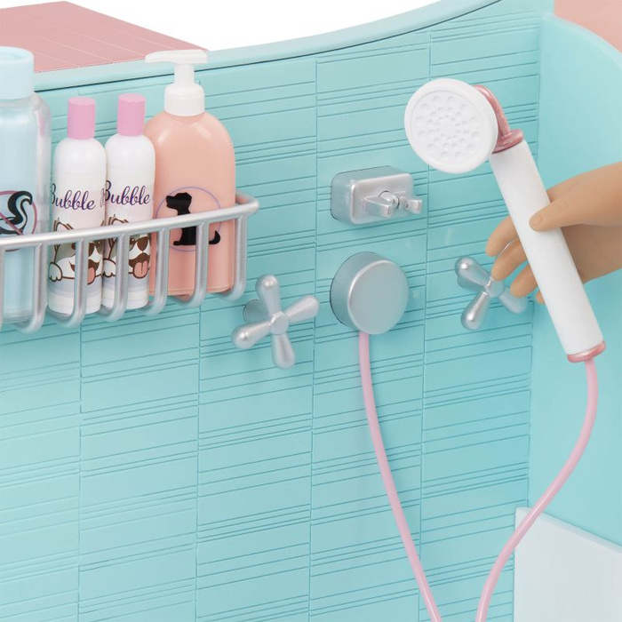 Groomer 2w1 salon pielęgnacji zwierząt i sklep Happy Tails Care Center Our Generation BD35353Z