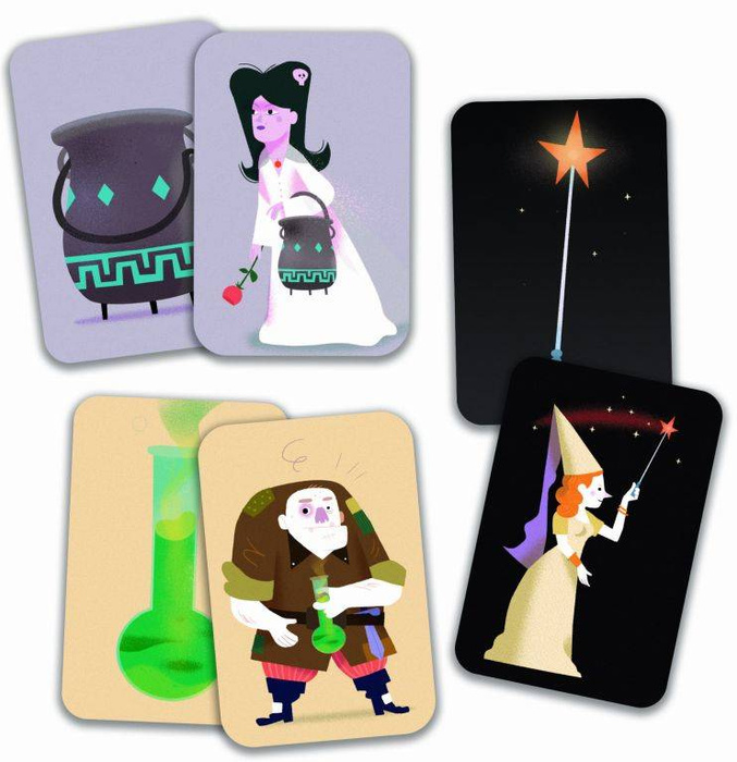 Magic school - gra karciana dla dzieci DJ05144-Djeco, gry dla najmłodszych