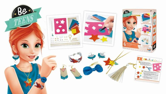 Zrób to sam - BIŻUTERIA ZE SZTUCZNEJ SKÓRY BE111-Buki, zabawki rozwojowe