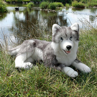 Pluszowy Husky 60 cm Rappa 241138 ekologiczna Maskotka przyjazna środowisku