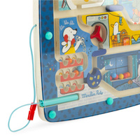 Labirynt magnetyczny dla dzieci Zwierzątka w domu PUCE&PILOU Moulin Roty 684084 gry zręcznościowe