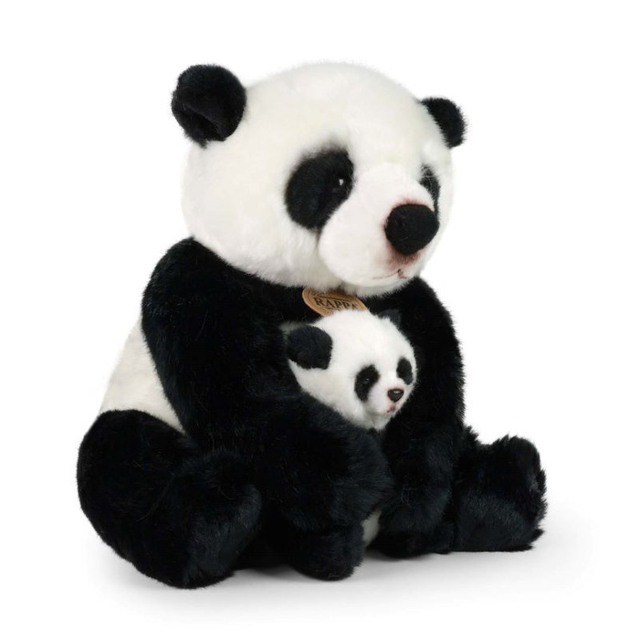 Pluszowa Panda z dzieckiem 27 cm Rappa 991521