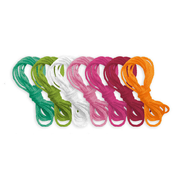 Zestaw kreatywny Przeplatanka 3D String art Zwierzęta dżungli 300 elementów Janod J07970