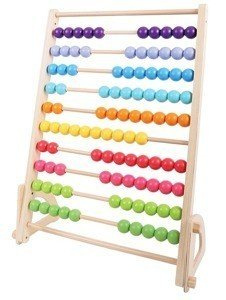 Liczydło (100 korali) XXL, BB083-Bigjigs Toys - zabawki edukacyjne