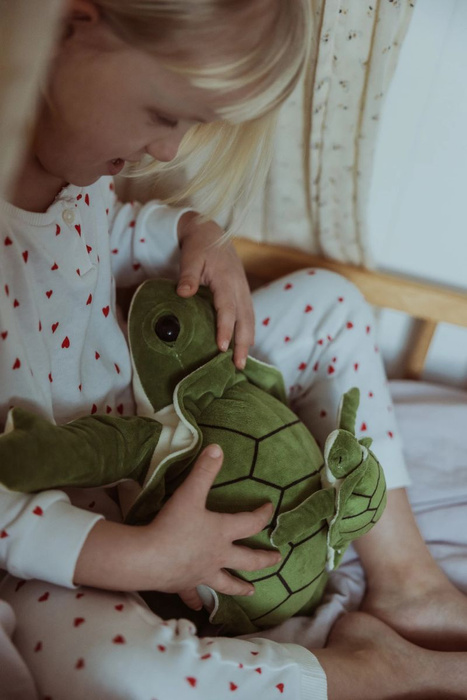 Pluszak obciążeniowy Sensoryczny Żółw 1,6 kg z małym żółwikiem Astrup 84687