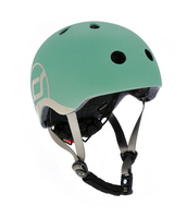 SCOOTANDRIDE Kask XXS-S dla dzieci 1-5 lat Forest lampka LED 96361