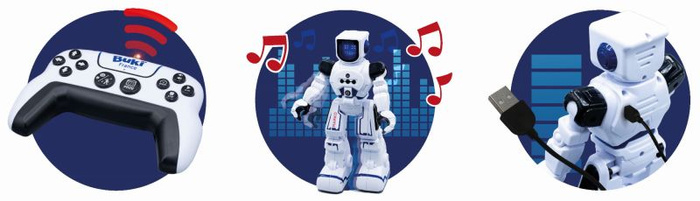 Interaktywny robot zdalnie sterowany z emocjami 20 funkcji Marko Buki 7601