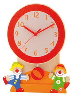 Drewniany zegar z wahadłem, W cyrku, 82791-Sevi, pokój dziecka