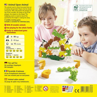 Zręcznościowa gra dla dzieci Zwierzak na zwierzaku HB3678-Haba, zabawki drewniane