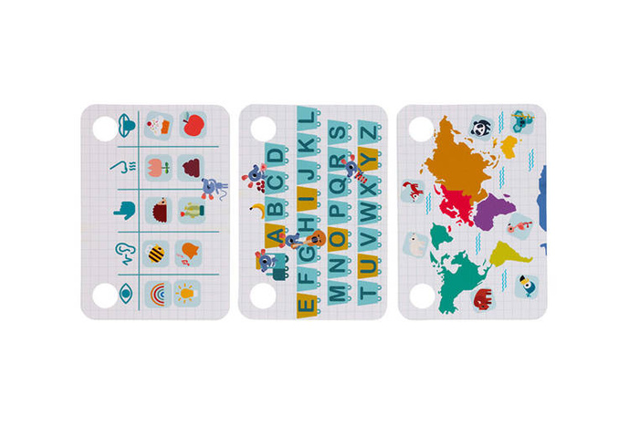 Drewniana wielofunkcyjna rozkładana Szkoła z 3 figurkami i akcesoriami 83422 Lilliputiens