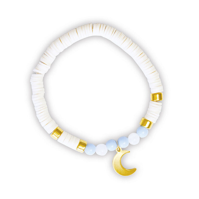 Zestaw kreatywny do tworzenia biżuterii ze stojakiem Bransoletka na każdy dzień tygodnia Janod J09185