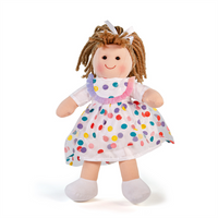 Phoebe pluszowa lalka dla dzieci BJD065-Bigjigs Toys, lalki dla dzieci