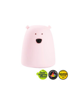 Lampka silikonowa Miś Mały różowy Rabbit & Friends 520005