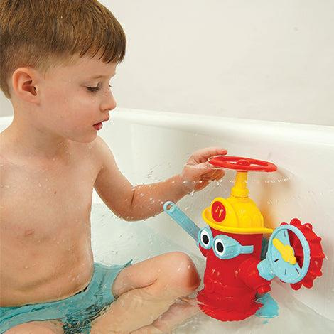 Hydrant Strażak Ready Freddy Yookidoo 40204 interaktywna Zabawka do kąpieli z efektami wodnymi dla małych strażaków