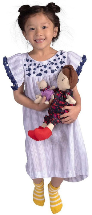 Lalka Freddie i jej mały kotek Playdate Friends 158670-Manhattan Toy, pluszaki dla dzieci