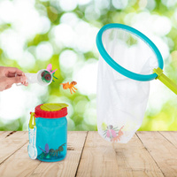 Niezbędnik małego obserwatora przyrody pojemnik z minilupą i siatką na owady Mały odkrywca B.Toys BX2194Z