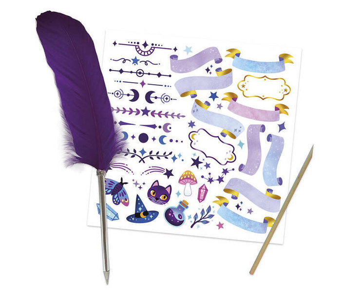 Zestaw kreatywny Sekretna księga 96 stronnicowa Szkoła magii J09110 Janod