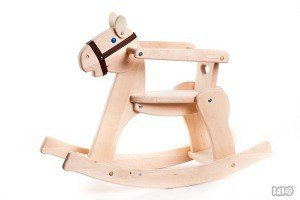 Koń na biegunach "Filip", 52460-Bajo - zabawki drewniane