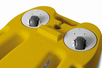 Żółta deskorolka dla dzieci deska na kółkach Mini Eolo Italtrike 