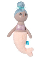 Zestaw dla niemowlaka Miękka książeczka z lalką Syrenka 158390-Manhattan Toy, zabawki dla niemowląt