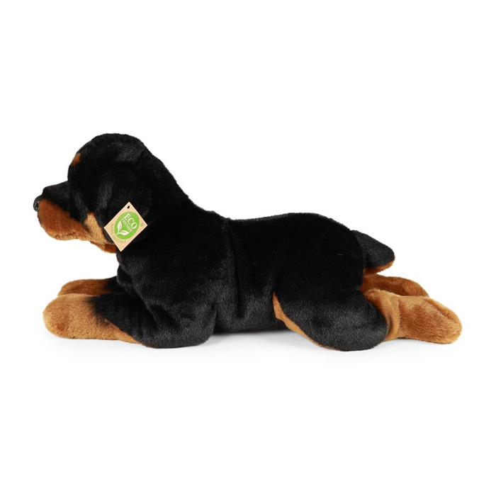 Pluszowy pies rottweiler leżący 39 cm Rappa 231054