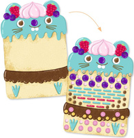 Zestaw artystyczny mozaiki dla maluchów Ciasteczka Djeco DJ00075