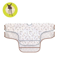 Komplet śliniaków z długim rękawem Tiny Farmer Owieczka 1311021841-Lassig, akcesoria do karmienia 