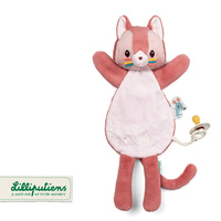 Pacynka świecąca w ciemności Lilliputiens 83613 Przytulanka Kotka Jeanne Komforter dla niemowląt 