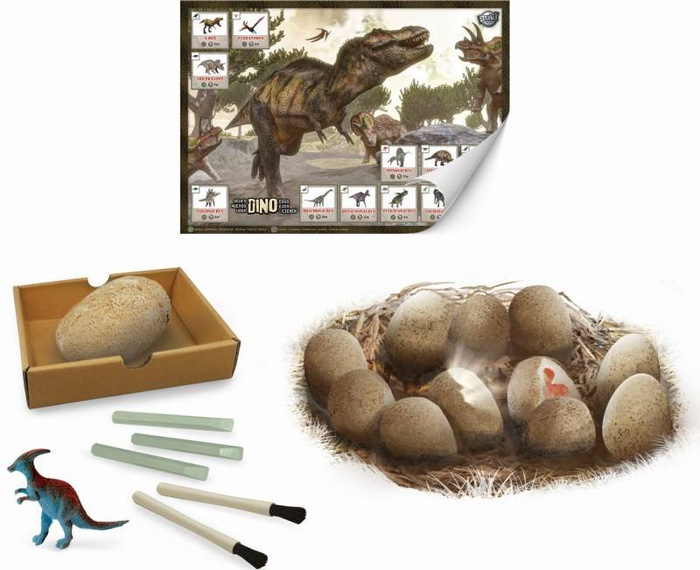 Mega paka jajek dinozaura - 12 sztuk 2138-Buki, nauka i zabawa dla dzieci
