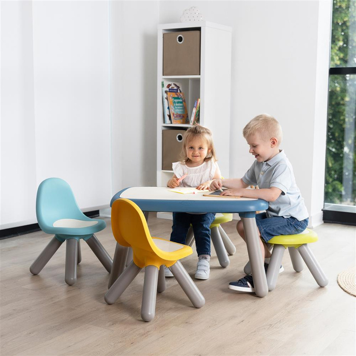 Ogrodowe Krzesełko z oparciem dla dzieci Smoby 880115 zielone funkcjonalny i stabilny Mebel